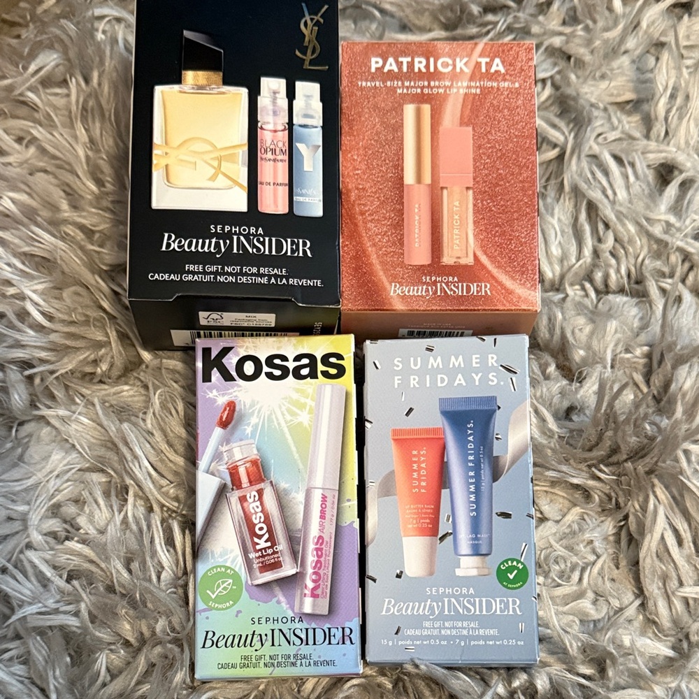 Sephora birthday mini sets 4 presents!